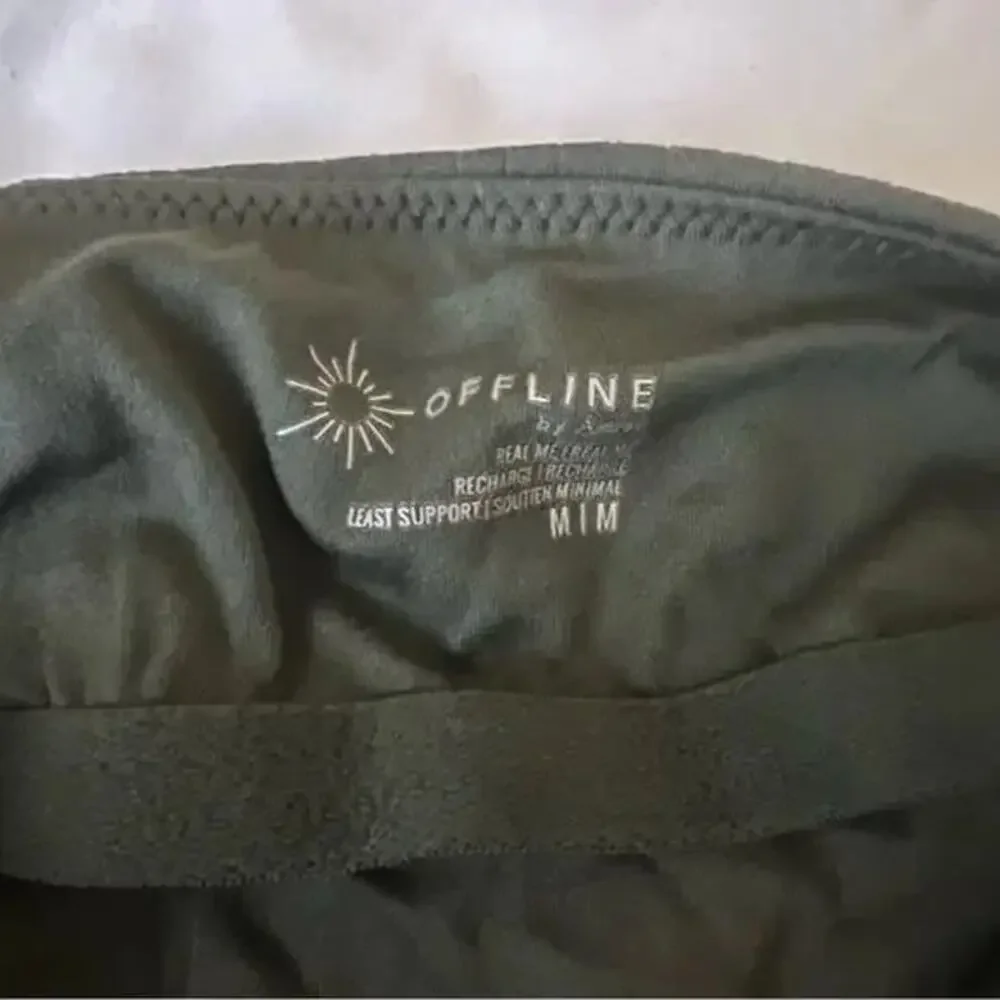 OFFLINE By Aerie Real Me Ribbed Longline Sports Bra - Picture 4 of 4